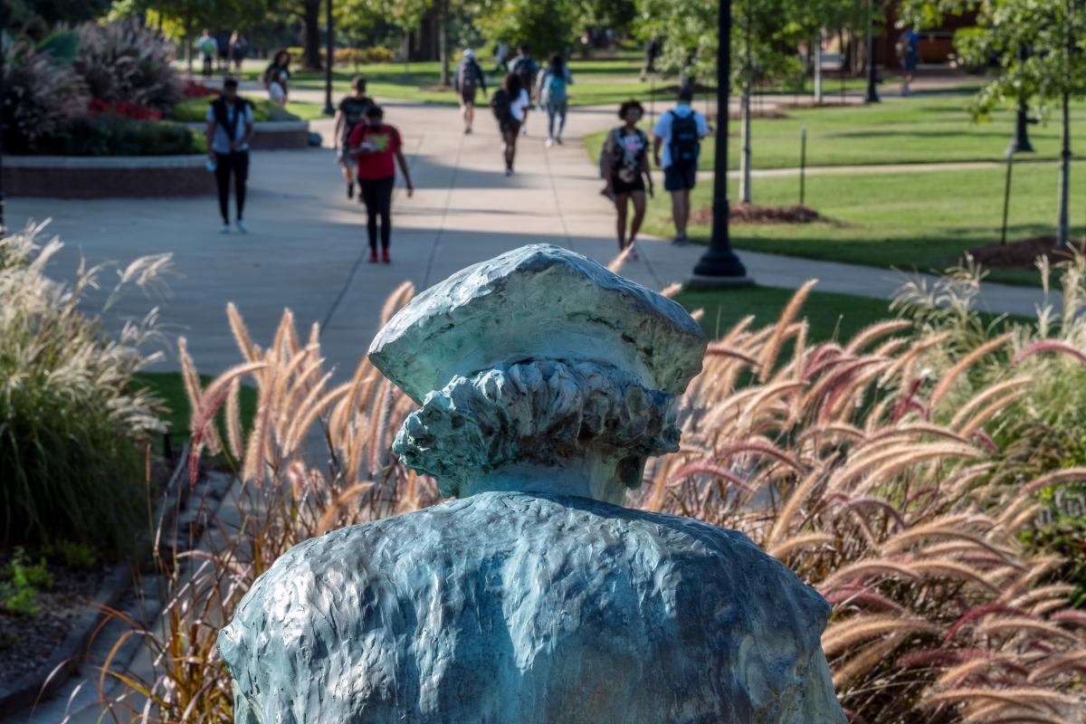 Library Statue